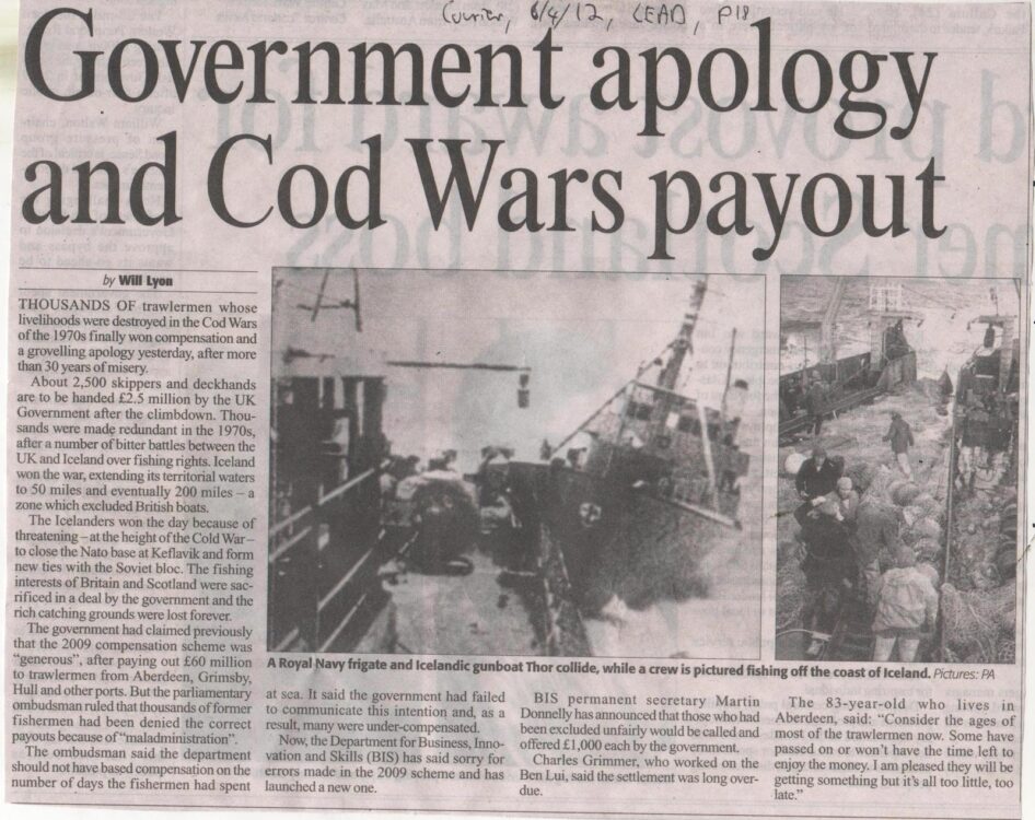 2012.04.06 - Government Apology And Cod Wars Payout
