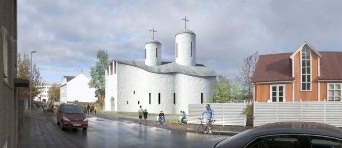 Проект православного храма в Рейкьявике. Фото предоставлено приходом