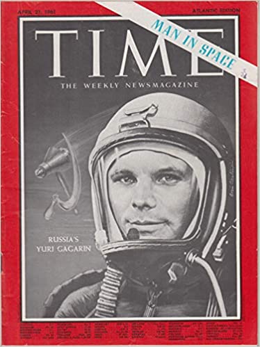 Time magazine - april 21, 1961 - russia's yuri gagarin cover (atlantic edition)